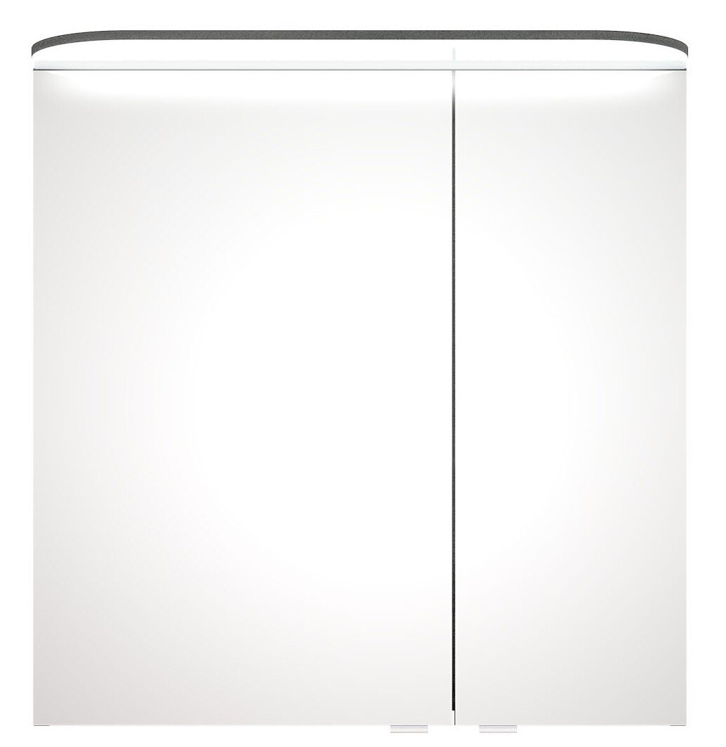 Pelipal Spiegelschrank BALTO SPRINT Moderner Spiegelschrank mit zwei Türen und integrierter Beleuchtung, Frontalansicht