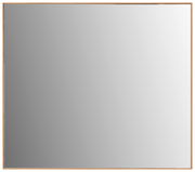 Rechteckiger Spiegel mit schmalem Holzrahmen, frontal betrachtet