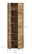 Hochschrank aus Holz mit mehreren offenen Fächern, teilweise geöffnet, in einer frontalen Perspektive. Maße: 189 cm hoch, 64 cm breit, 32 cm tief.