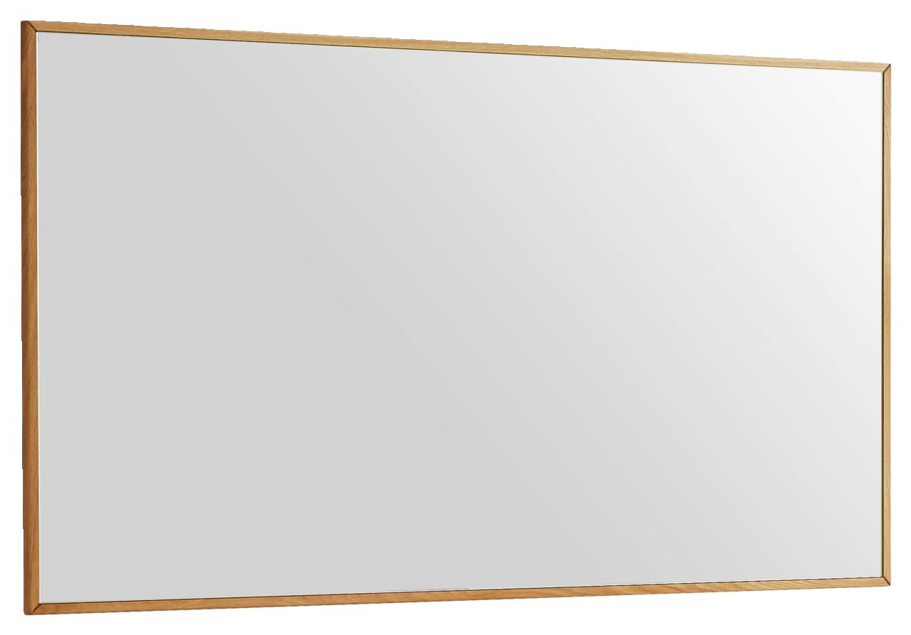 Waldwelt Spiegel AVANTI Rechteckiger Spiegel mit Holzrahmen, seitliche Perspektive