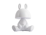 LED Tischlampe in Form eines sitzenden Hasen mit Ohren, Vorderansicht