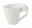 Weiße Kaffeetasse aus der NewWave Kollektion, seitliche Perspektive