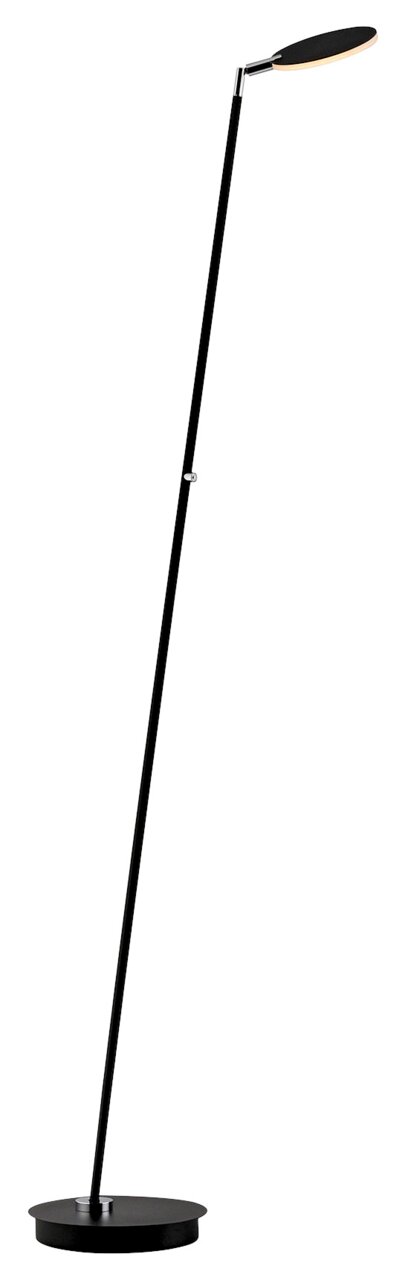 Paul Neuhaus Akku-Stehleuchte BENTE Schwarze Akku-Stehleuchte mit schlankem, modernem Design, seitliche Perspektive