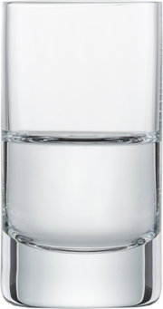 Schnapsglas Tavoro aus klarem Glas, frontal fotografiert