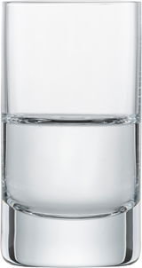 Schnapsglas Tavoro aus klarem Glas, frontal fotografiert