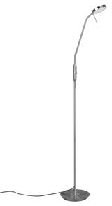 Stehleuchte mit LED-Touch-Funktion, Modell MONZA, 12W LED, in seitlicher Ansicht