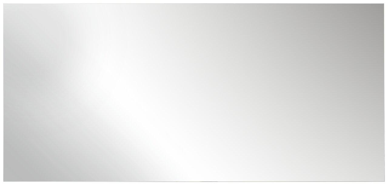 Rechteckiger Spiegel in Frontalansicht