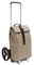 Citycruiser Olive, Seitenansicht, mit Teleskopgriff und großen Rädern