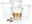 Moritz & Moritz Barista Kelch Glas Set 4 tlg.
