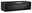 Schwarzes TV-Lowboard mit modernem Design, seitliche Perspektive