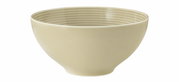 Zandkleurige schaal Beat 15,5 cm, zijaanzicht