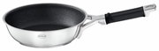 Rösle-koekenpan 20 cm Silence Pro van roestvrij staal met antiaanbaklaag, zijaanzicht