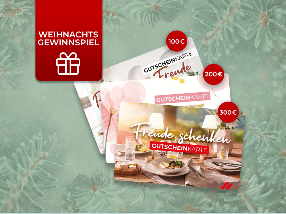 Weihnachtsgewinnspiel: Gutscheine