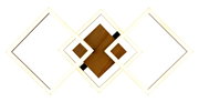 Moderne Deckenleuchte mit geometrischem Design aus leuchtenden Quadraten, Draufsicht