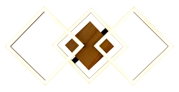 Moderne Deckenleuchte mit geometrischem Design aus leuchtenden Quadraten, Draufsicht