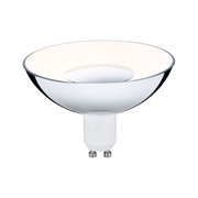 LED Leuchtmittel mit GU10-Sockel, seitliche Perspektive