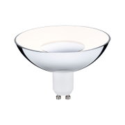 LED Leuchtmittel mit GU10-Sockel, seitliche Perspektive