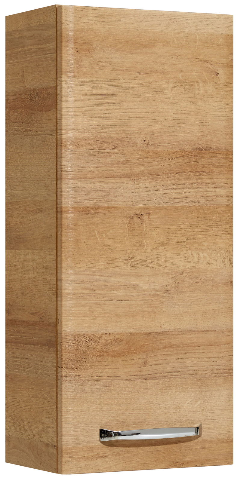 XORA Hangkast QS318 Hängeschrank aus Holz mit Metallgriff, seitliche Perspektive