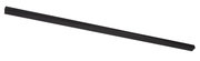 Schwarze Stromschiene von Lucide, 100 cm lang, in diagonaler Perspektive dargestellt.