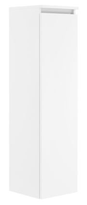 Weiße Badkombination aus der Serie NEXT4YOU von Puris, seitliche Perspektive