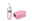 Lunch-Set 2-teilig in nordic pink, bestehend aus einer Trinkflasche und einer Brotdose, seitliche Ansicht