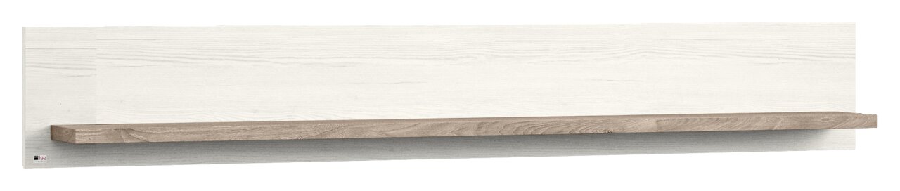 Set one by Musterring Wandboard SET ONE YORK Wandboard aus hellem Holz mit natürlicher Maserung, seitliche Perspektive