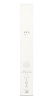 Verpackung der ipuro Exclusive Fibre Sticks Santal Blanc, frontal abgebildet.