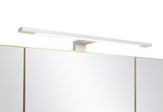 Moderner Spiegelschrank mit integrierter LED-Leuchte, Frontalansicht