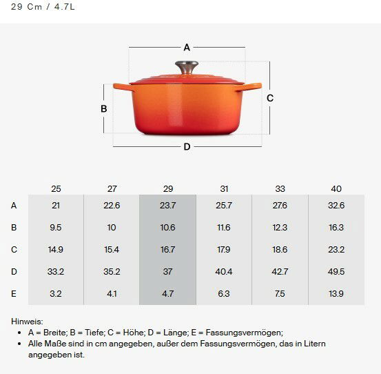 Ovaler Bräter in Azurblau, 29 cm, Seitenansicht mit Deckel und Griffen.