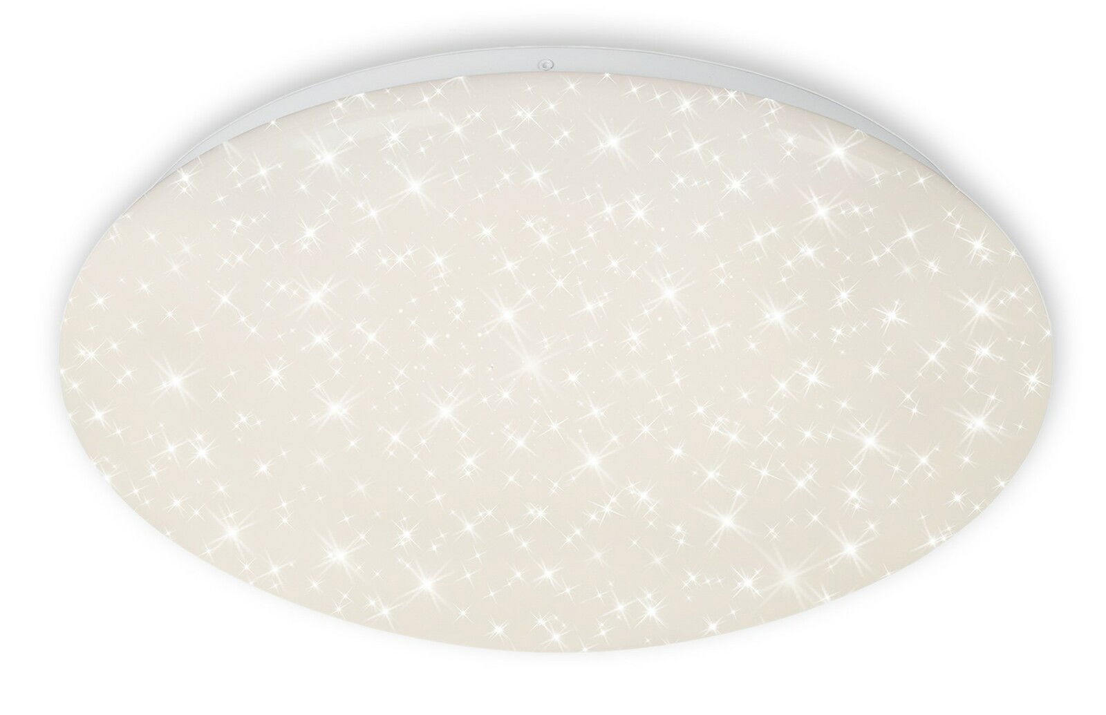 Briloner LED-Deckenleuchte VERB Runde LED-Deckenleuchte mit Sternenhimmel-Effekt, von unten betrachtet