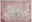 Designer Teppich in Rosa- und Grautönen mit abstraktem Muster, Draufsicht