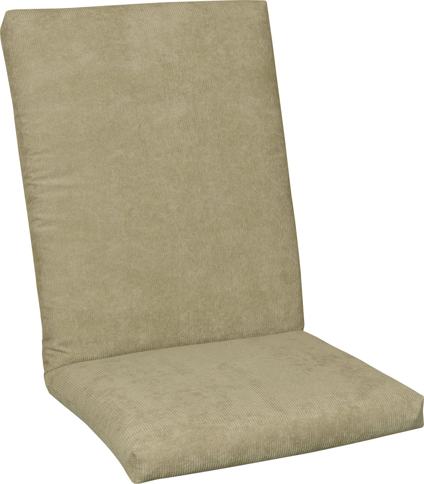 Schwienhorst Steun voor de middenleuning KOORD BEIGE Beige Mittellehnerauflage aus Stoff, seitliche Perspektive