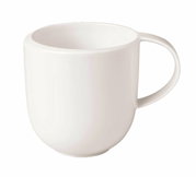 Witte koffiemok NewMoon 310 ml, zijaanzicht