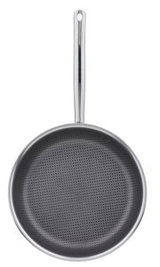 Bratpfanne XL CUT RESIST PURE aus der Vogelperspektive mit Wabenstruktur auf der Bratfläche