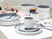 Kombiservice 16-tlg. Stone in moderner Tischdekoration, seitliche Perspektive