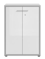 Moderner Aktenschrank mit zwei Türen, Frontansicht