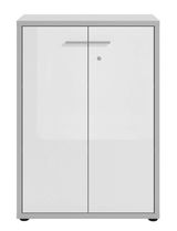 Moderner Aktenschrank mit zwei Türen, Frontansicht