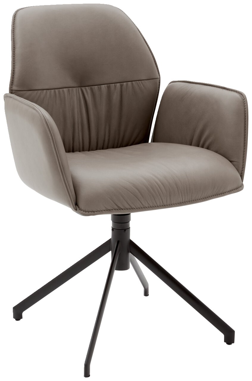 Dieter Knoll Fauteuil SEDE Moderne fauteuil met gestoffeerde zitting en rugleuning, zijaanzicht