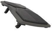Ergonomische Fußstütze mit rutschfester Oberfläche, seitliche Perspektive