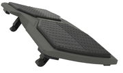 Ergonomische Fußstütze mit rutschfester Oberfläche, seitliche Perspektive