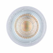 LED Leuchtmittel von oben betrachtet, mit klarer, strukturierter Oberfläche.