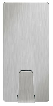 Frontansicht eines modernen, wasserfesten Edelstahlhakens von tesa Powerstrips.