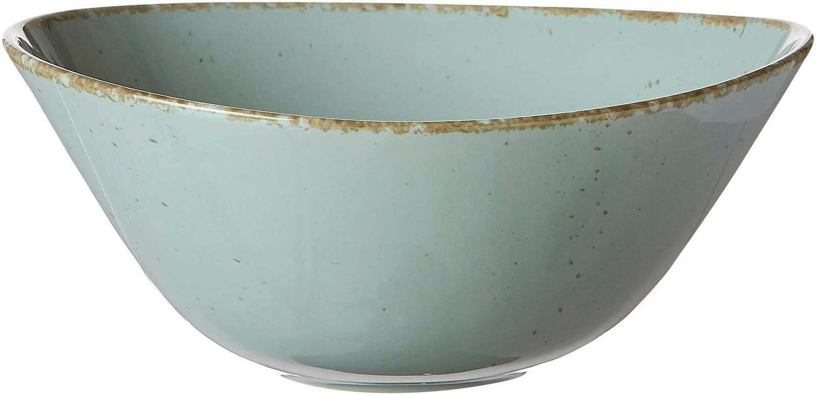 Ritzenhoff & Breker Servierschale CASA Blaue Servierschale, 19x16,5 cm, seitliche Perspektive