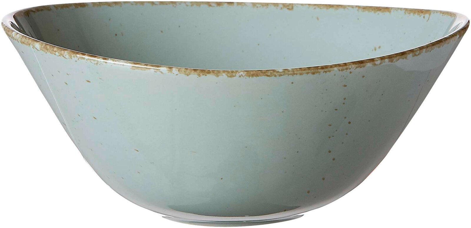 Ritzenhoff & Breker Servierschale CASA Blaue Servierschale, 19x16,5 cm, seitliche Perspektive