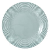 Frühstücksteller 23cm arktis, Ansicht von oben, mit feinen konzentrischen Kreisen auf der Oberfläche.
