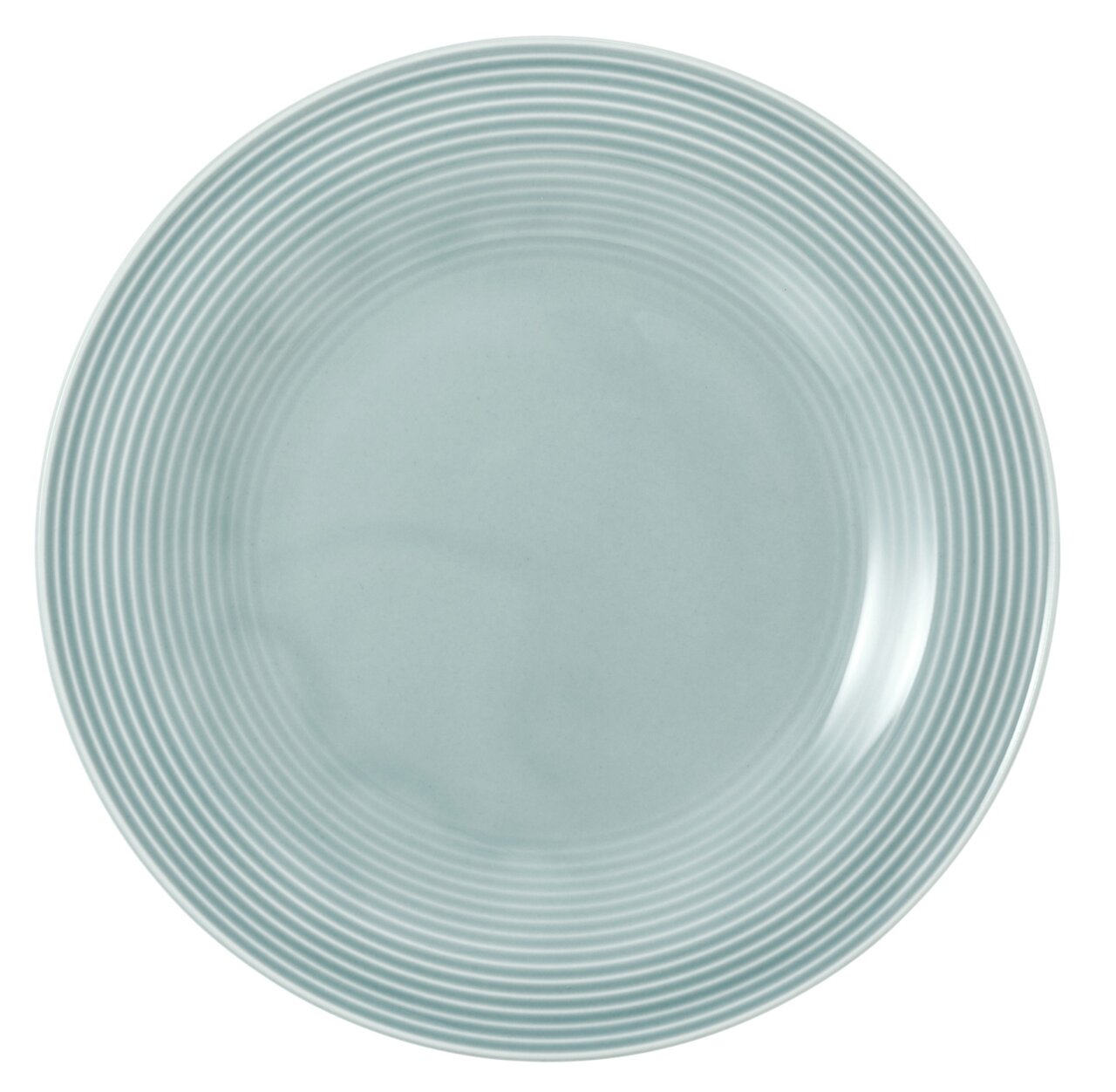 Seltmann Weiden Frühstücksteller BEAT Frühstücksteller 23cm arktis, Ansicht von oben, mit feinen konzentrischen Kreisen auf der Oberfläche.