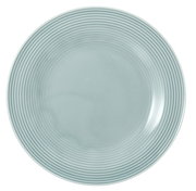 Frühstücksteller 23cm arktis, Ansicht von oben, mit feinen konzentrischen Kreisen auf der Oberfläche.