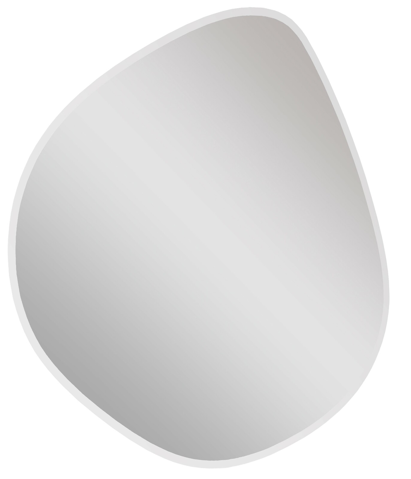 Facettenspiegel in asymmetrischer Form, Ansicht von vorne