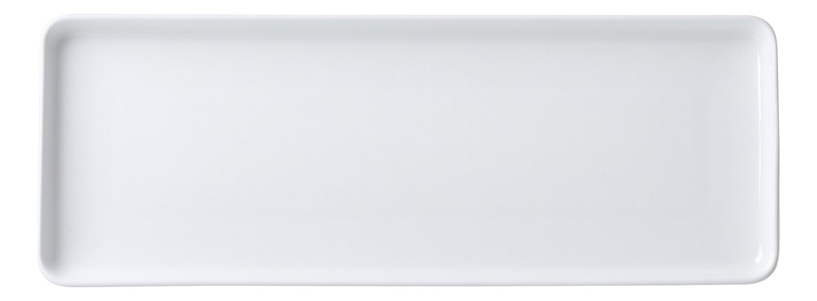 Ritzenhoff & Breker Servierplatte SKAGEN Rechteckige weiße Platte Skagen, 30,5x11,5cm, Draufsicht
