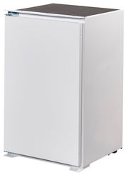 Weißer Küchenschrank in seitlicher Perspektive